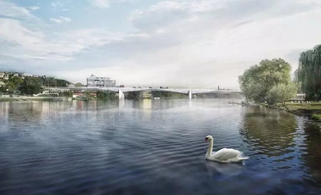 В Праге начинается строительство нового моста через Влтаву