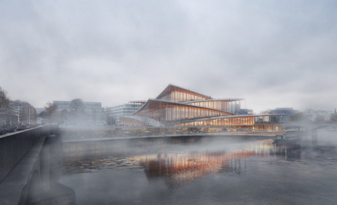 Студия Bjarke Ingels Group выиграла конкурс на здание филармонии в Праге