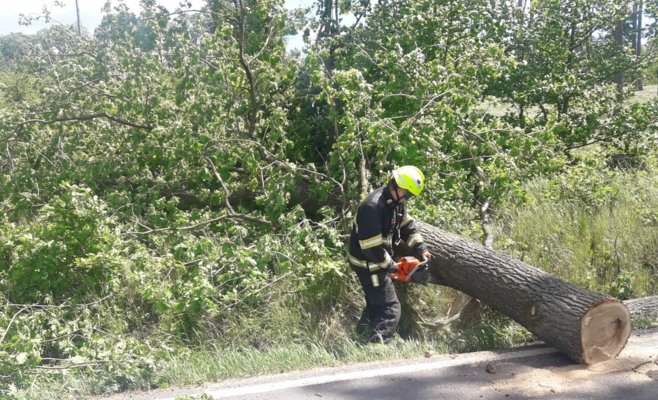 После урагана тысячи домов в Чехии остались без электричества