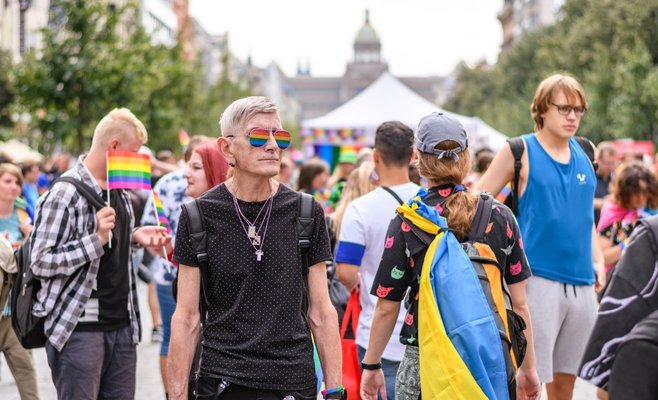 В радужном параде Prague Pride приняли участие около 60 тыс. человек