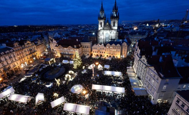 В Праге заработали традиционные рождественские ярмарки