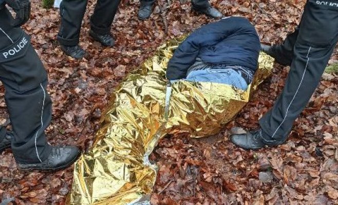 Человек в Таборском крае умирал в холодном лесу, его спасла полицейская собака