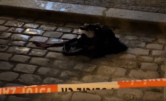 Мужчина пытался сжечь самого себя в центре Праги