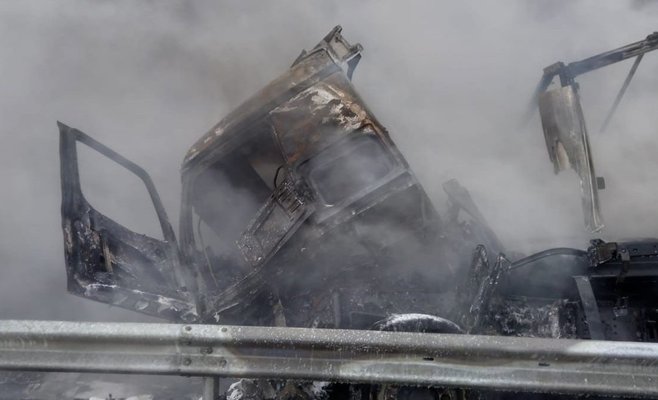 Трасса D1 перекрыта из-за трагической аварии, движение на Брно остановлено: ФОТО