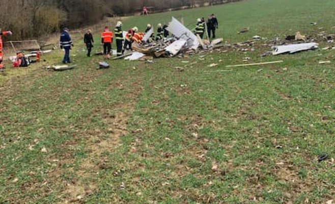 В результате крушения небольшого чешского самолета в Словакии погибли четыре человека