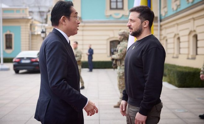 Япония обещает помощь Украине в размере $500 млн, но только несмертельное оружие