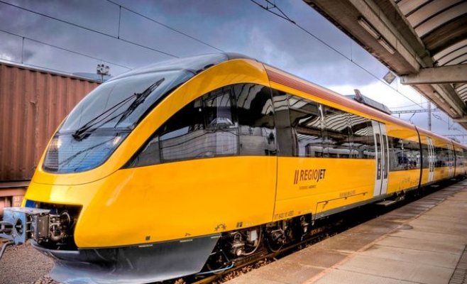 Скоростные поезда RegioJet будут курсировать из Праги в Брно или Йиглаву, компания выиграла тендер
