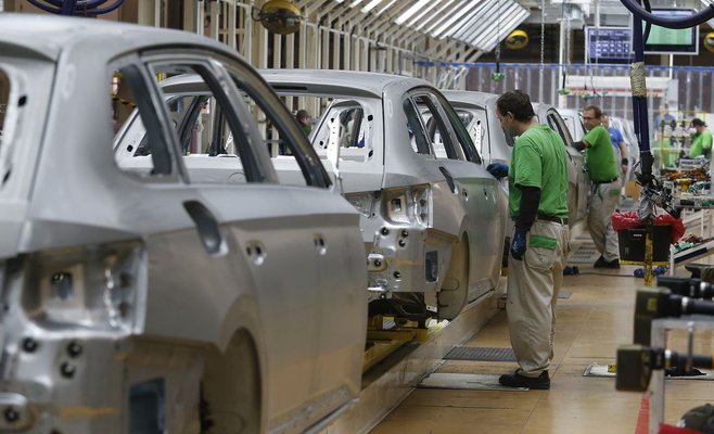 Производство легковых автомобилей в первом квартале выросло почти на треть