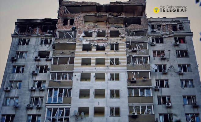 Киев подвергся еще одному массированному авиаудару, один погибший, семь раненых