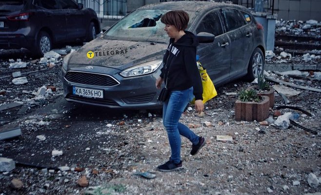 Киев подвергся еще одному массированному авиаудару, один погибший, семь раненых