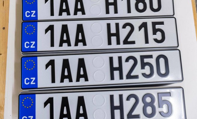 В Праге будут использоваться номерные знаки с дополнительной буквой