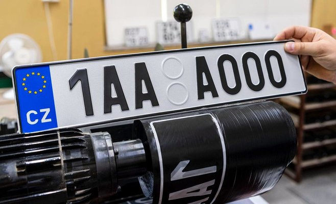 В Праге будут использоваться номерные знаки с дополнительной буквой