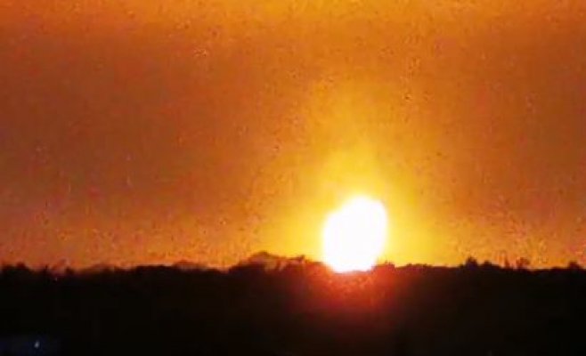 Массивный взрыв биогаза под Оксфордом, Великобритания