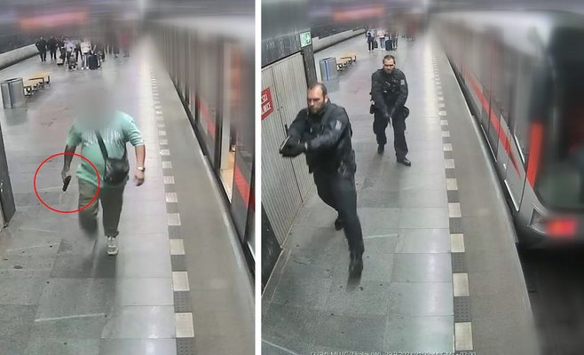 Пара устроила стрельбу в пражском метро