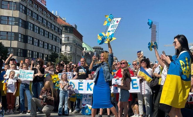 200 000 украинцев уже покинули Чехию