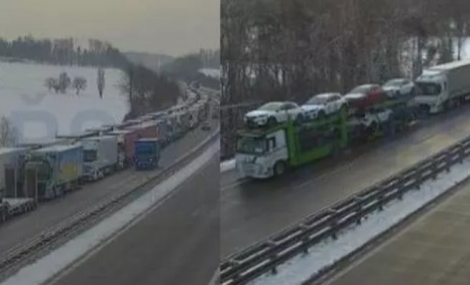 Протяженность колонны после трагической аварии на D1 составляет почти 20 километров