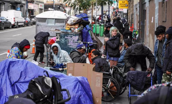 В США насчитывается рекордное количество бездомных. Число бездомных выросло на 12 процентов по сравнению с прошлым годом