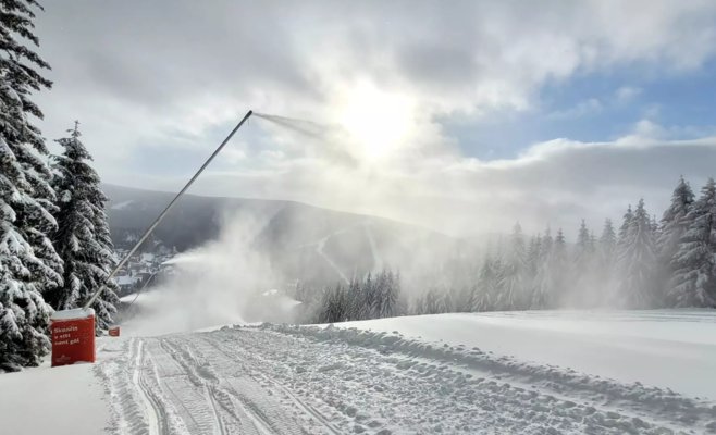В Крконошах похолодало, ночью температура опустилась ниже нуля