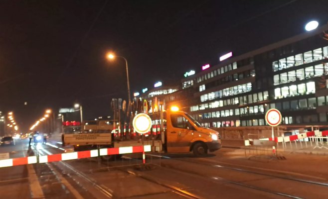 Прага закрыла Либенский мост для трамваев из-за его катастрофического состояния
