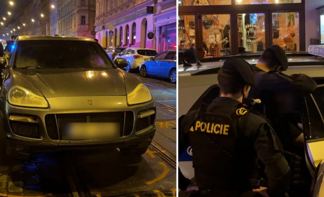 Полицейская погоня с разыскиваемым водителем Porsche закончилась на Пражской Летне