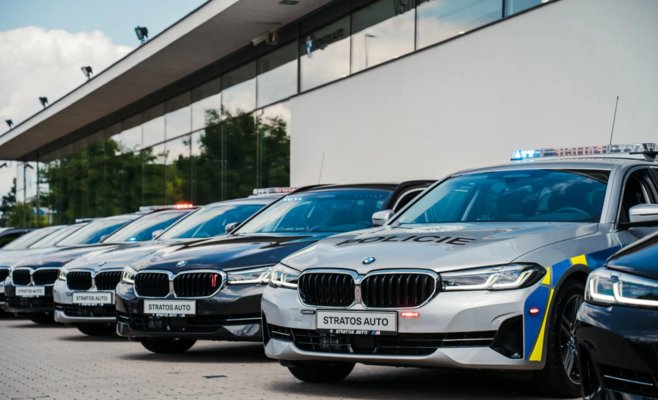 У полицейских в регионе Фрыдек-Мистек в результате аварии сгорел BMW