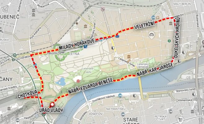 Еще одна акция протеста с тракторами в Праге: Они начнут прибывать рано утром в четверг