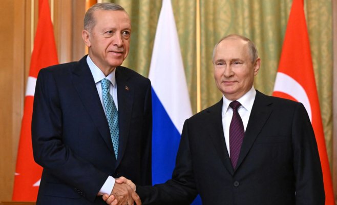 Эрдоган поздравил Путина и предложил посредничество в переговорах с Киевом