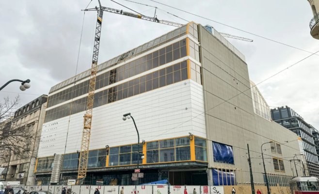 Интерьеры, каких еще не видел город. Реконструкция универмага Máj выходит на завершающий этап