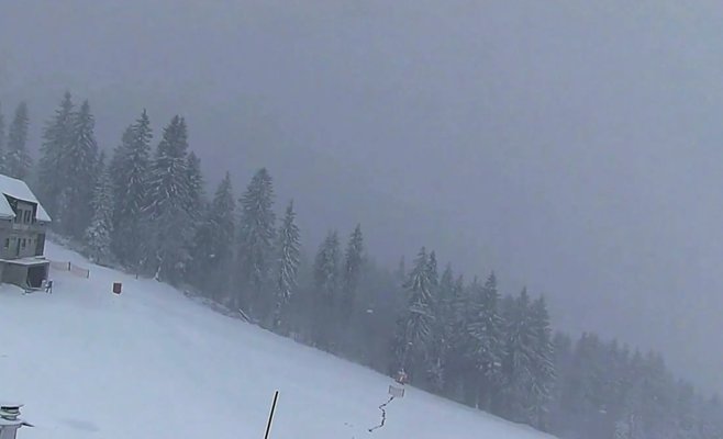 В Крконошах выпало 20 сантиметров снега