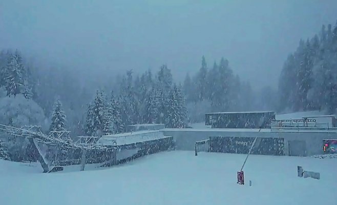 В Крконошах выпало 20 сантиметров снега