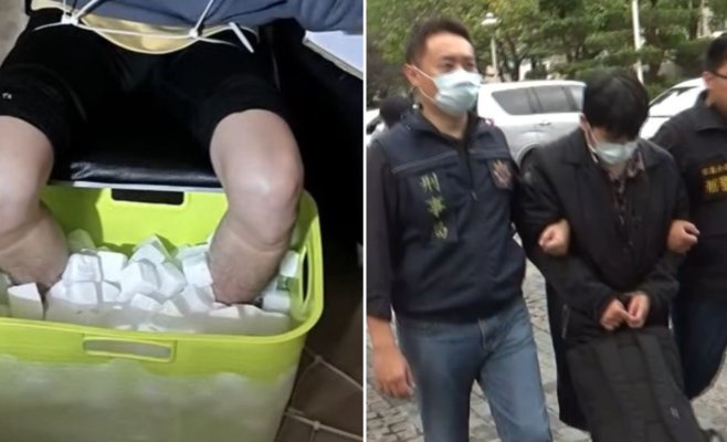 Пытаясь обмануть страховую компанию, он обморозил себя сухим льдом. Он потерял деньги и ноги.