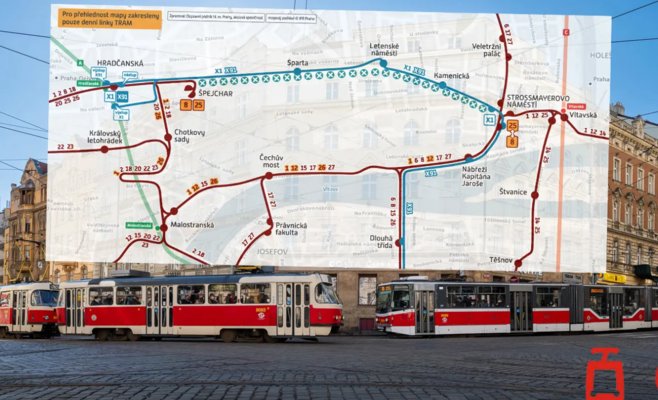 Трамвайные пути будут проложены на Вацлавской площади