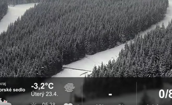 Морозы еще сильнее охватили Чехию