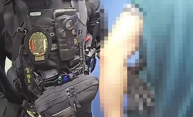 Находящийся в национальном розыске парень открывал дверь многоквартирного дома с помощью ножа