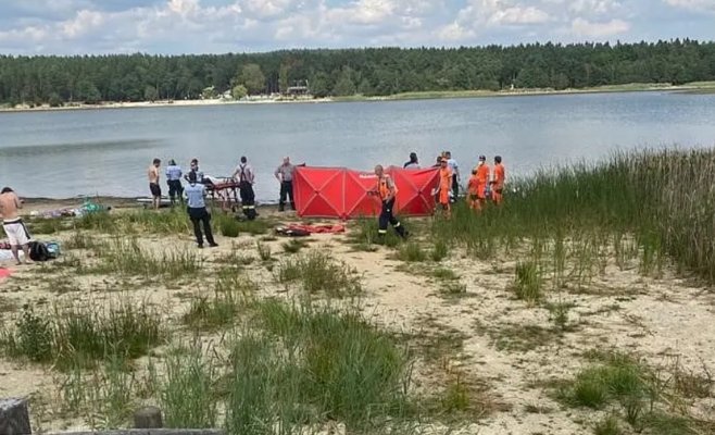 Труп мужчины средних лет, извлеченный из реки Малше в Ческе-Будеёвице