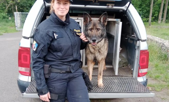 Полицейская собака Орна отыскала пропавшего мужчину