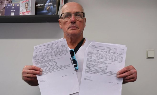 Ошибка в счёте за энергию: пенсионер из Остравы был шокирован требованием оплатить 52 тысячи крон