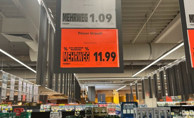 Банка плзеньского пива в Германии стоит на 23 кроны дешевле, чем в Чехии