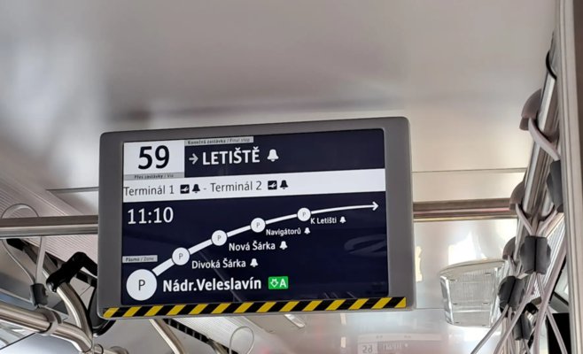 Пражские автобусные остановки в новом режиме: все остановки по требованию