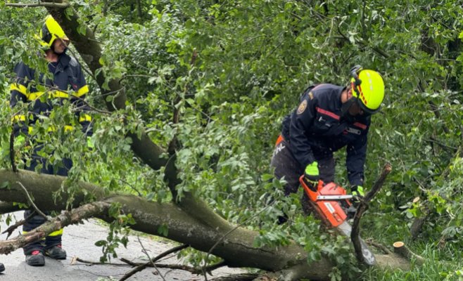 Сильный ветер и грозы в ночи в Моравскослезском крае: пришлось эвакуировать кемпинг