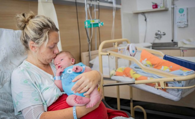 В Злине родился малыш с рекордным весом — 5320 грамм