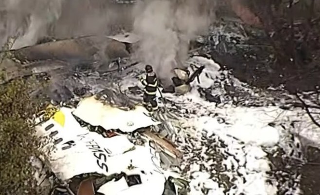 Крушение самолёта в Бразилии: 62 человека погибли после падения в Сан-Паулу