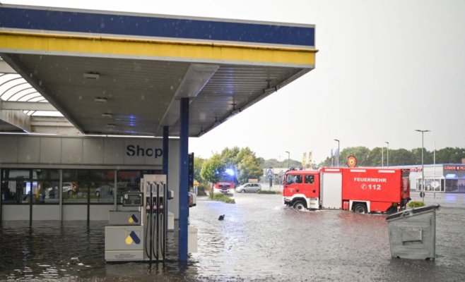 Экстремальные бури в Германии: худшее ещё впереди, ожидаются и в Чехии