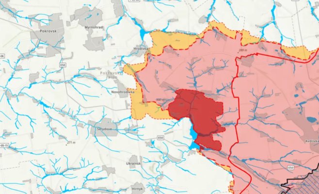 Украинские войска отступают от Покровска на фоне попыток окружения со стороны России