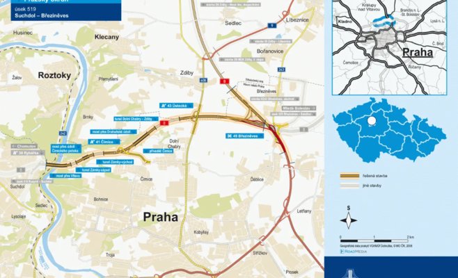 Окружная дорога в северной части Праги: протесты активистов против строительства