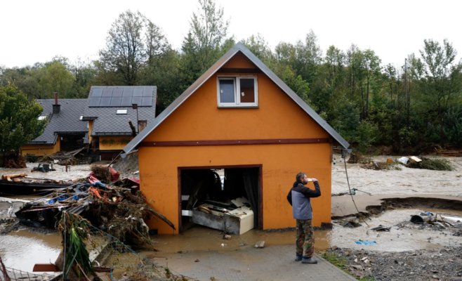 В регионе Йесеник начали разрушаться дома