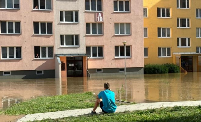 В Чехии наводнение унесло первую жертву: утонувший в Брунтале мужчина