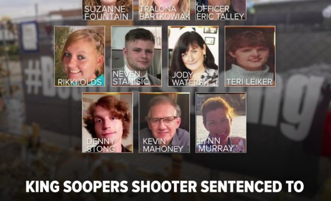 Стрелок, убивший десять человек в супермаркете Колорадо, приговорен к пожизненному заключению