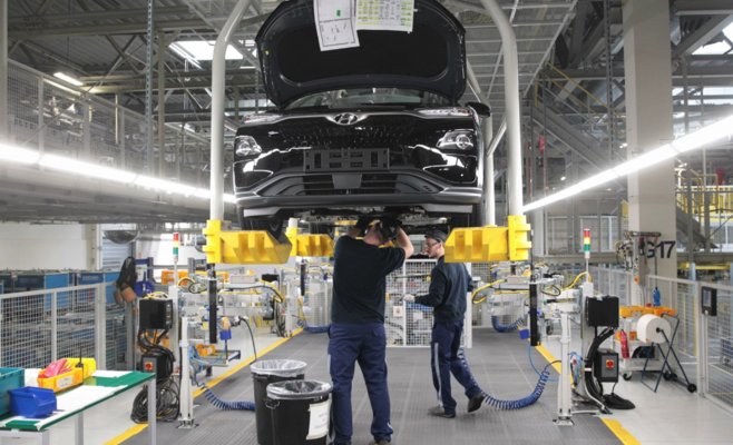 Hyundai на день приостановила производство в Ношовице из-за падения спроса на электромобили