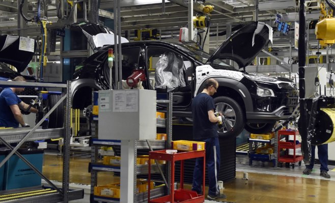 Hyundai на день приостановила производство в Ношовице из-за падения спроса на электромобили